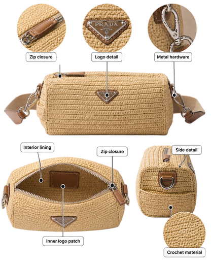 Crochet shoulder bag
