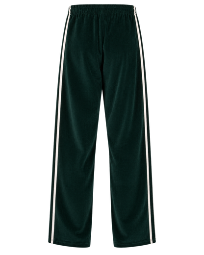 Crown Tennis Velour Sweatpant - Forest/Ecru