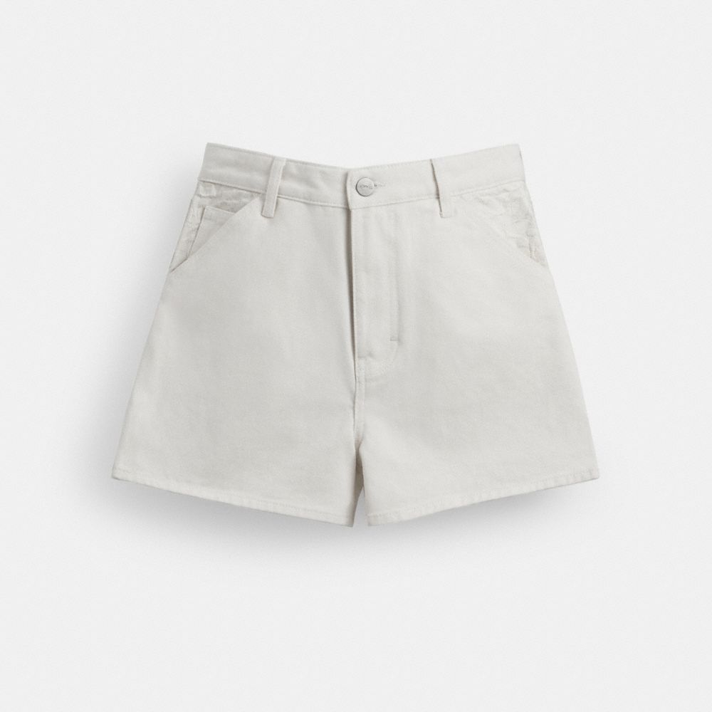 Painter Jean Shorts In Organic Cotton