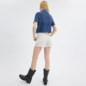 Painter Jean Shorts In Organic Cotton