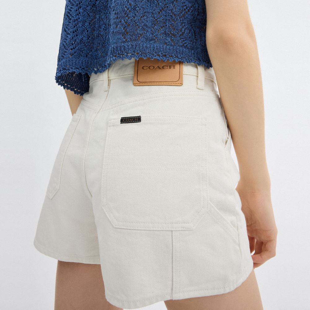 Painter Jean Shorts In Organic Cotton