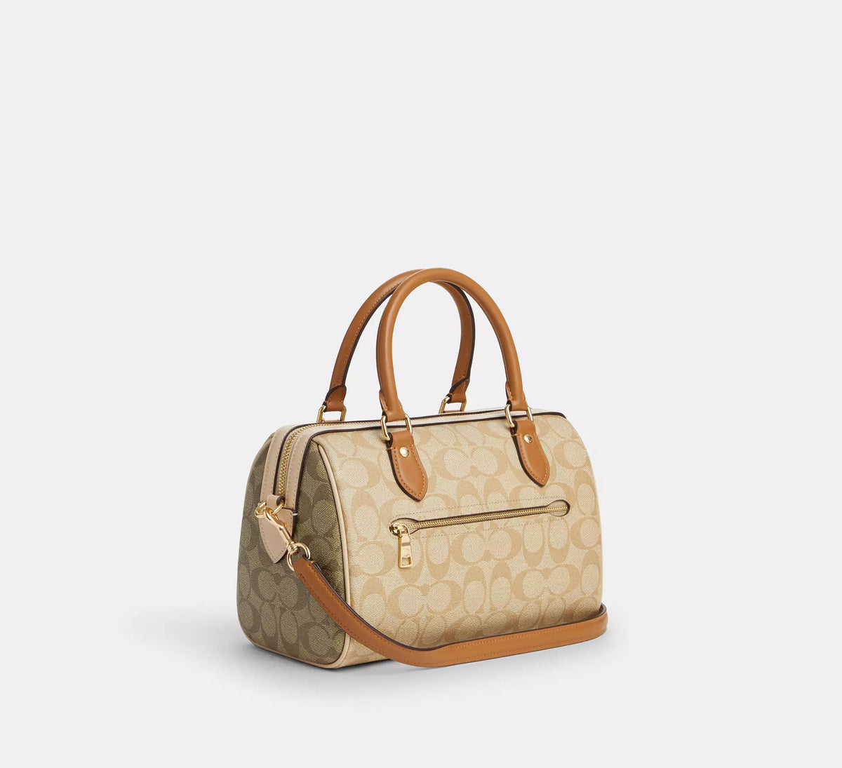 Coach Rowan Satchel Bag In Blocked Signature Canvas - Bags | Shop From The Mirage