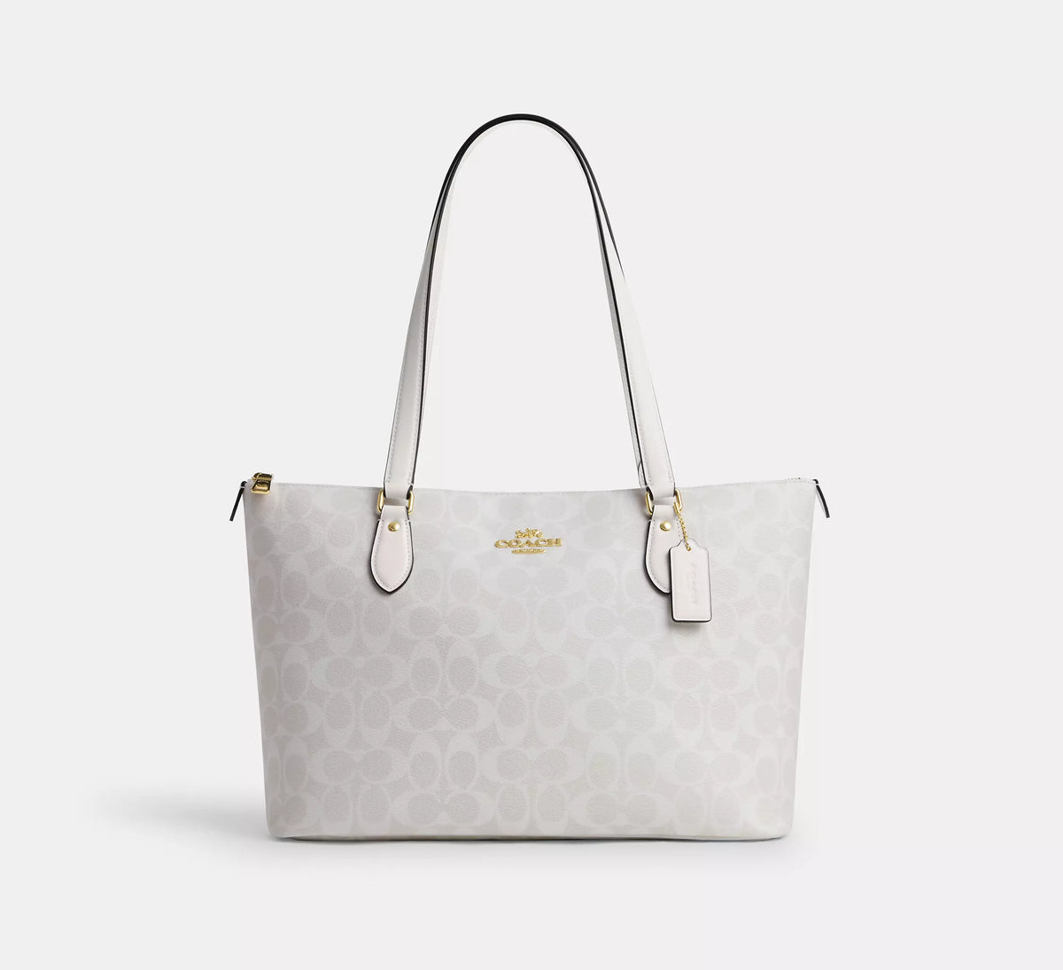 Coach Gallery Tote Bag In Signature Canvas - Bags | Shop From The Mirage