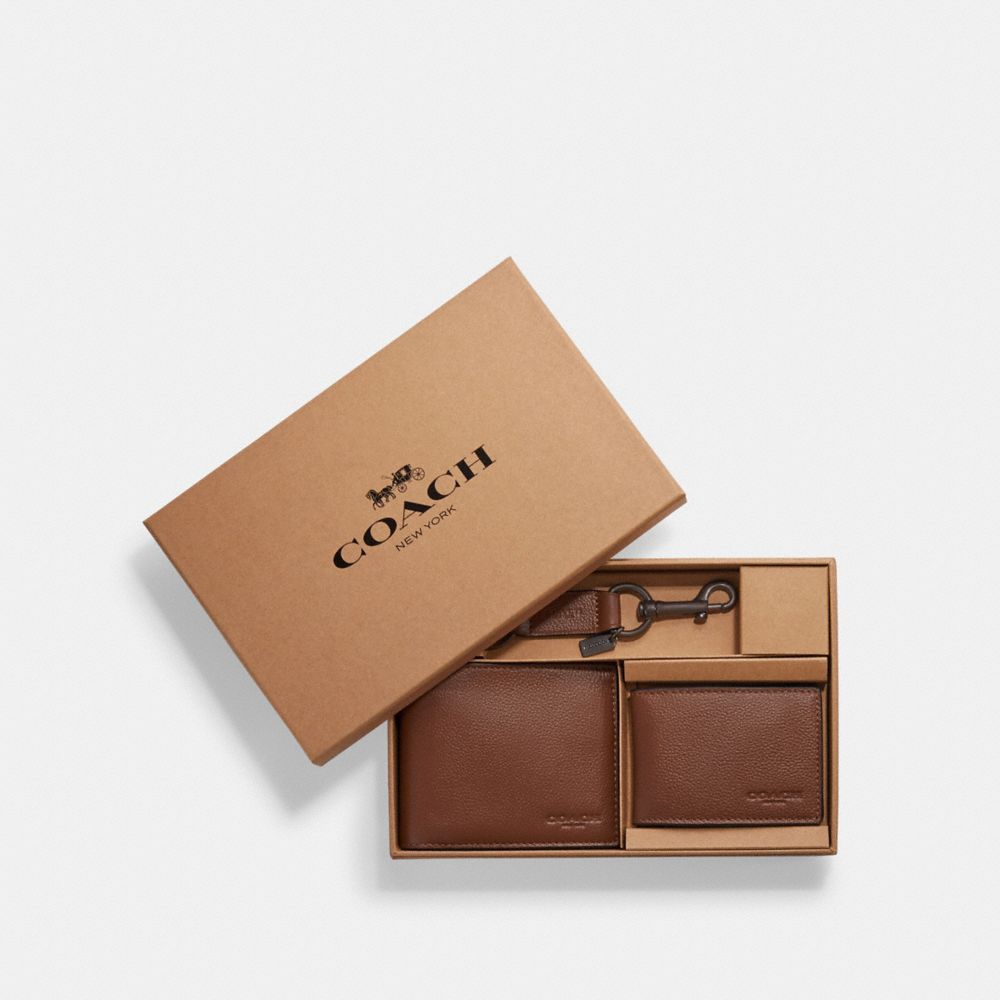 Boxed 3 In 1 Wallet Gift Set