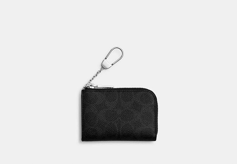L-Zip Key Case In Signature Canvas
