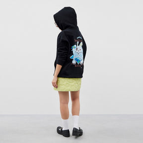Hoodie With Best Friends Bunny Print