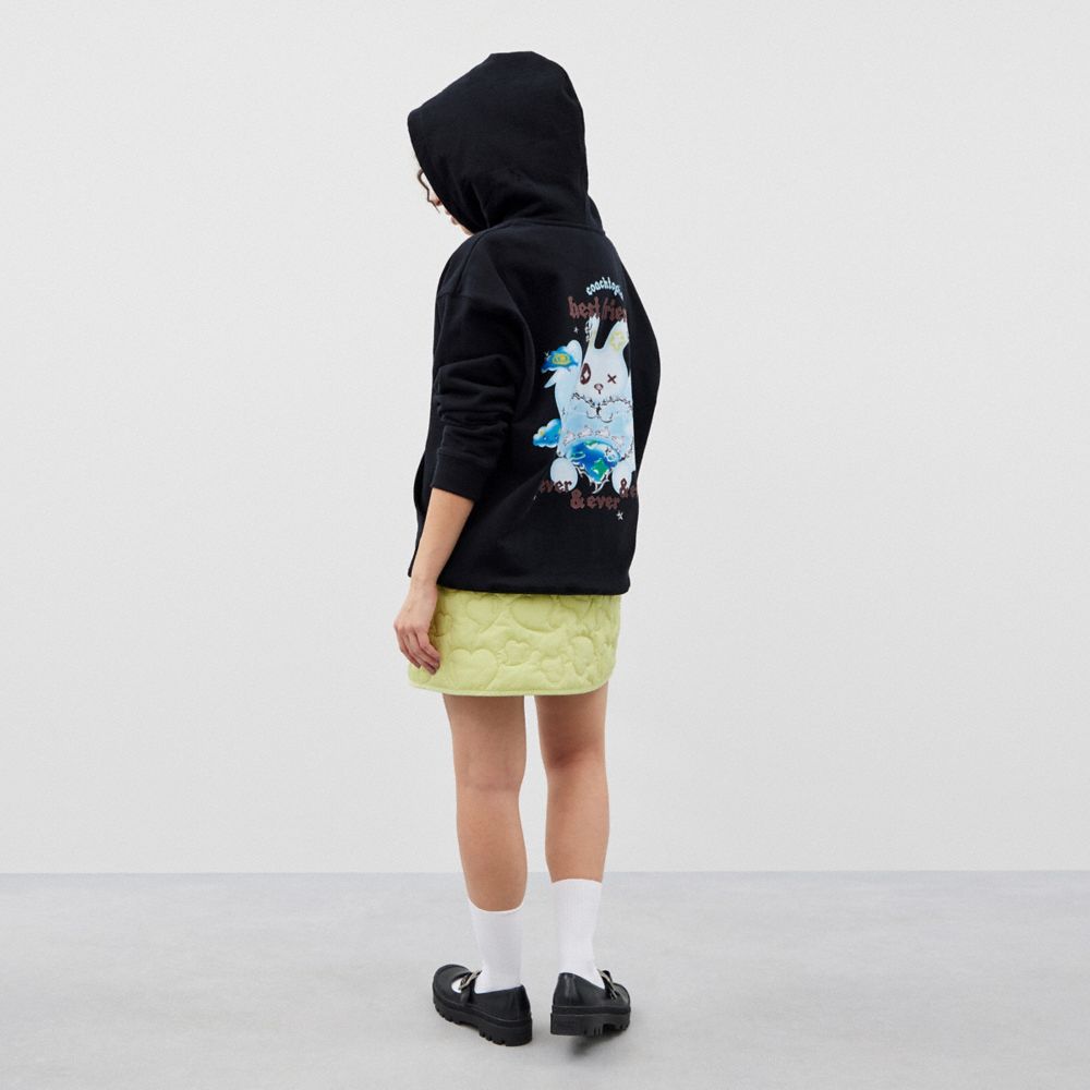 Hoodie With Best Friends Bunny Print