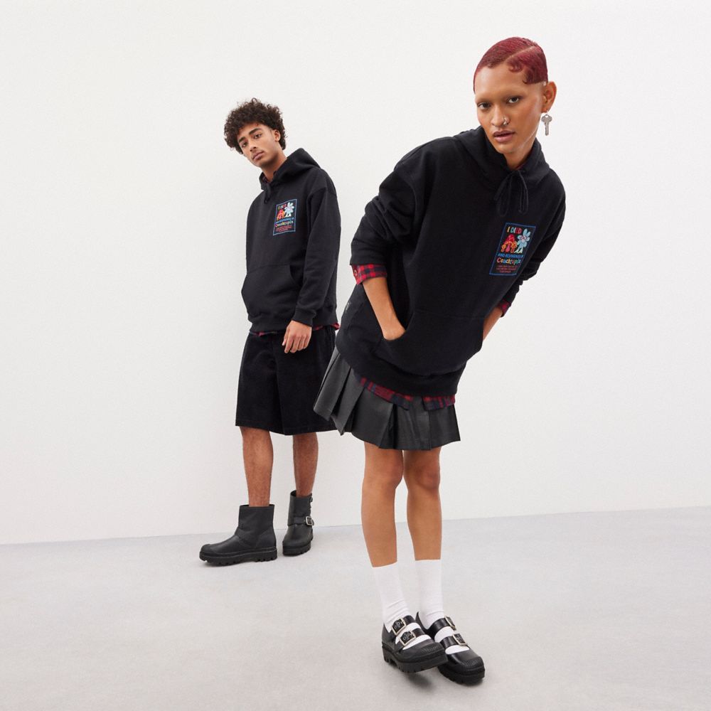 Hoodie With Coachtopia Graphic Label