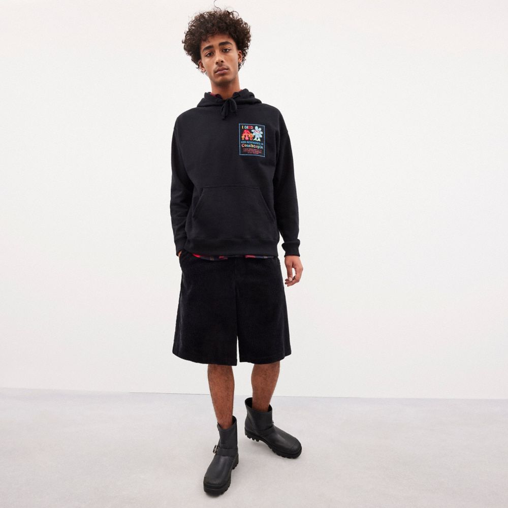 Hoodie With Coachtopia Graphic Label