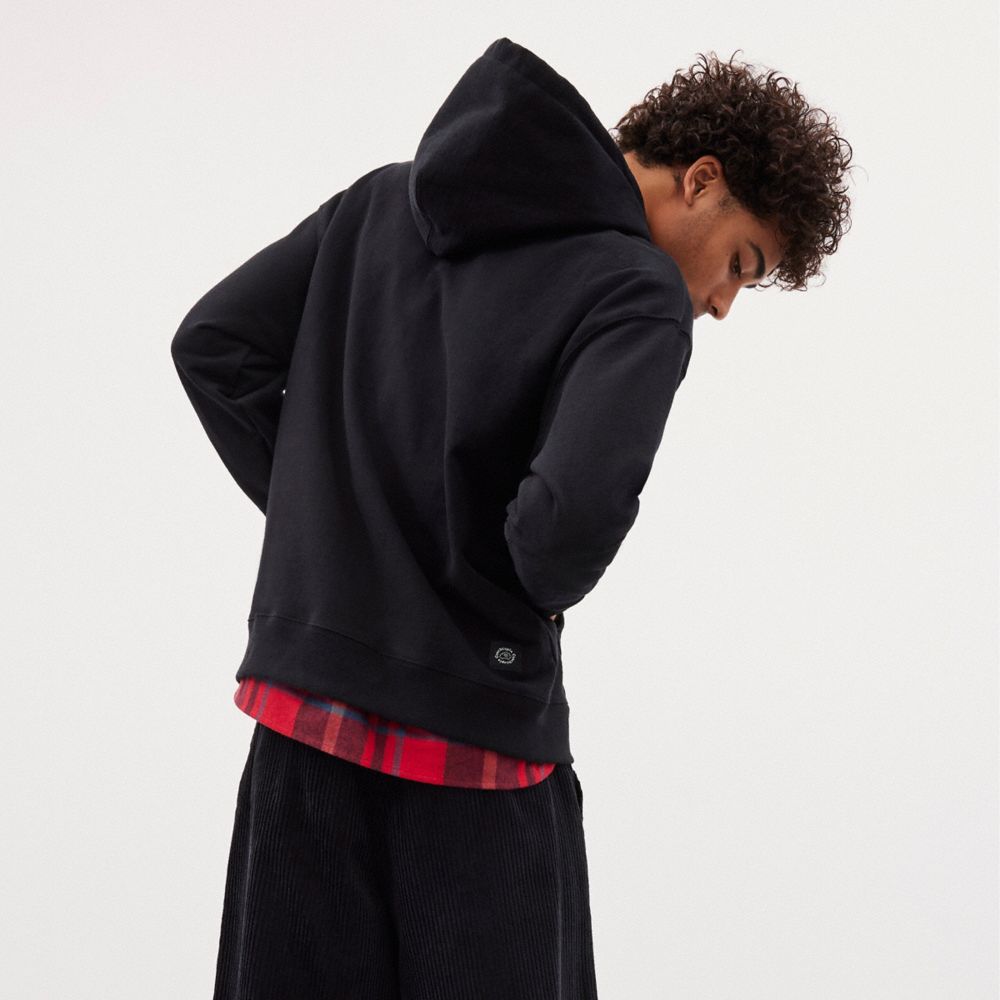 Hoodie With Coachtopia Graphic Label