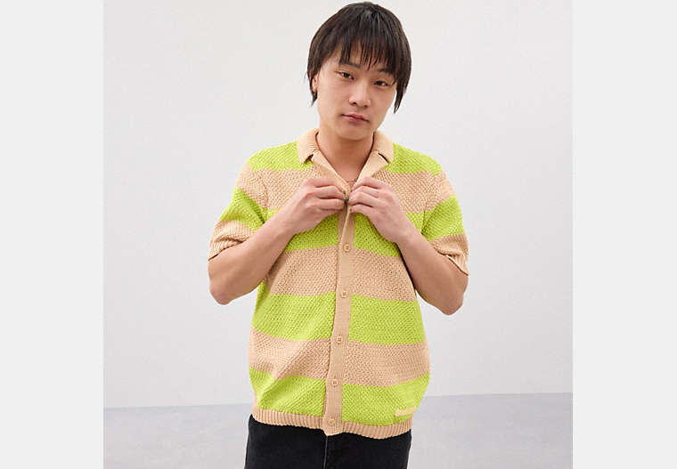 Coachtopia Crochet Button-Up Shirt