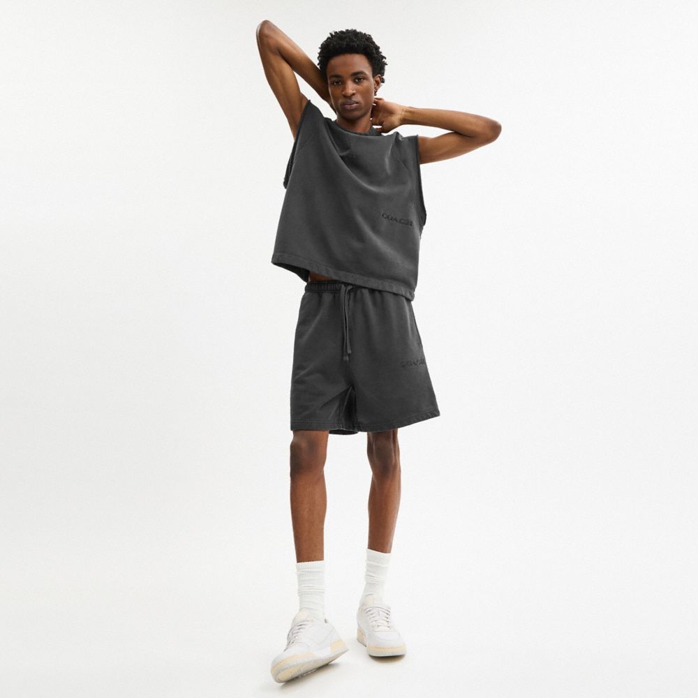 Garment Dyed Pull On Shorts