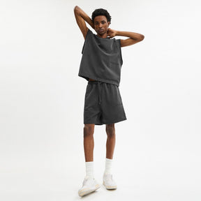 Garment Dyed Pull On Shorts