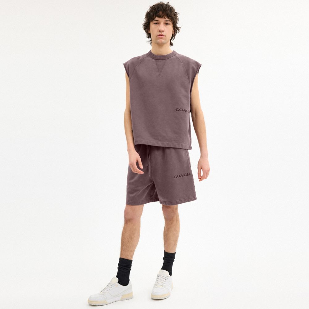 Garment Dyed Pull On Shorts