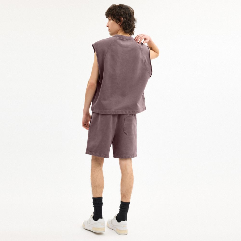 Garment Dyed Pull On Shorts