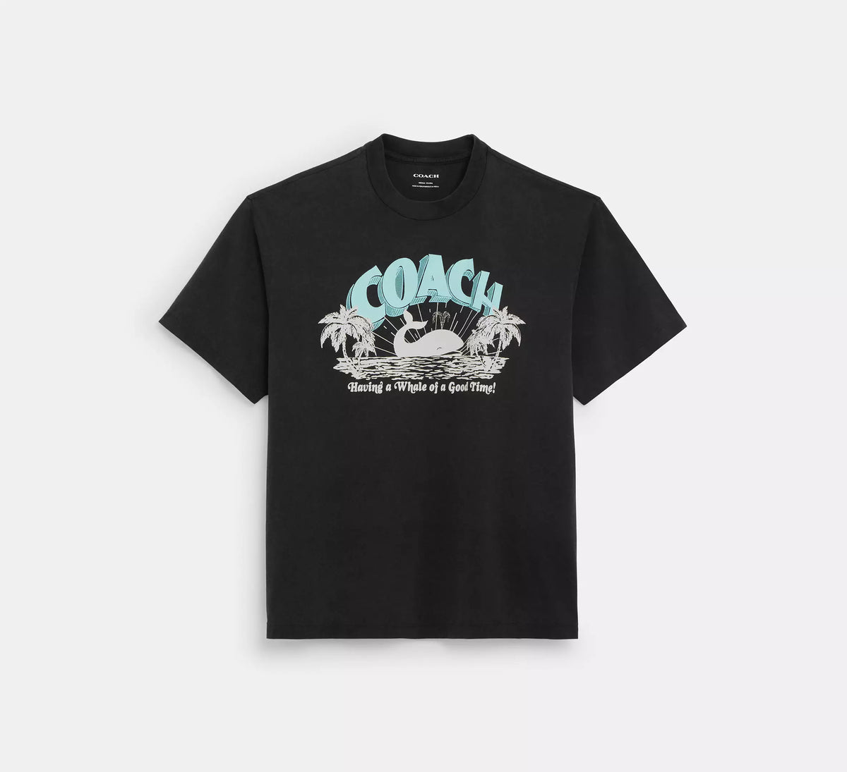 Coach Whale T Shirt In Organic Cotton - Size: XL T-Shirts | Shop From The Mirage