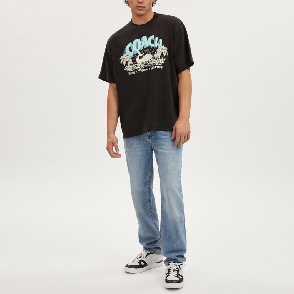 Whale T Shirt In Organic Cotton