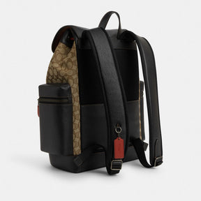 Sprint Backpack In Colorblock Signature Canvas