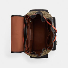 Sprint Backpack In Colorblock Signature Canvas