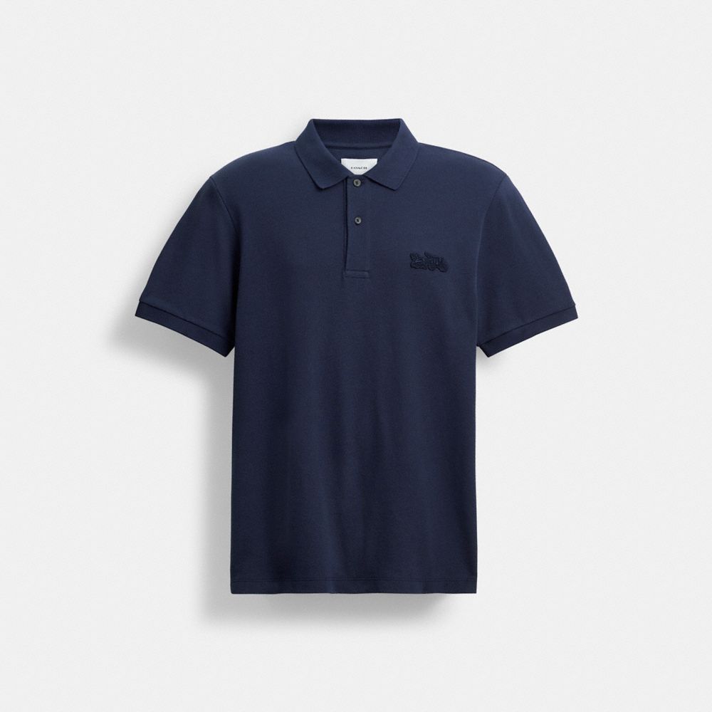 Horse And Carriage Classic Polo In Organic Cotton