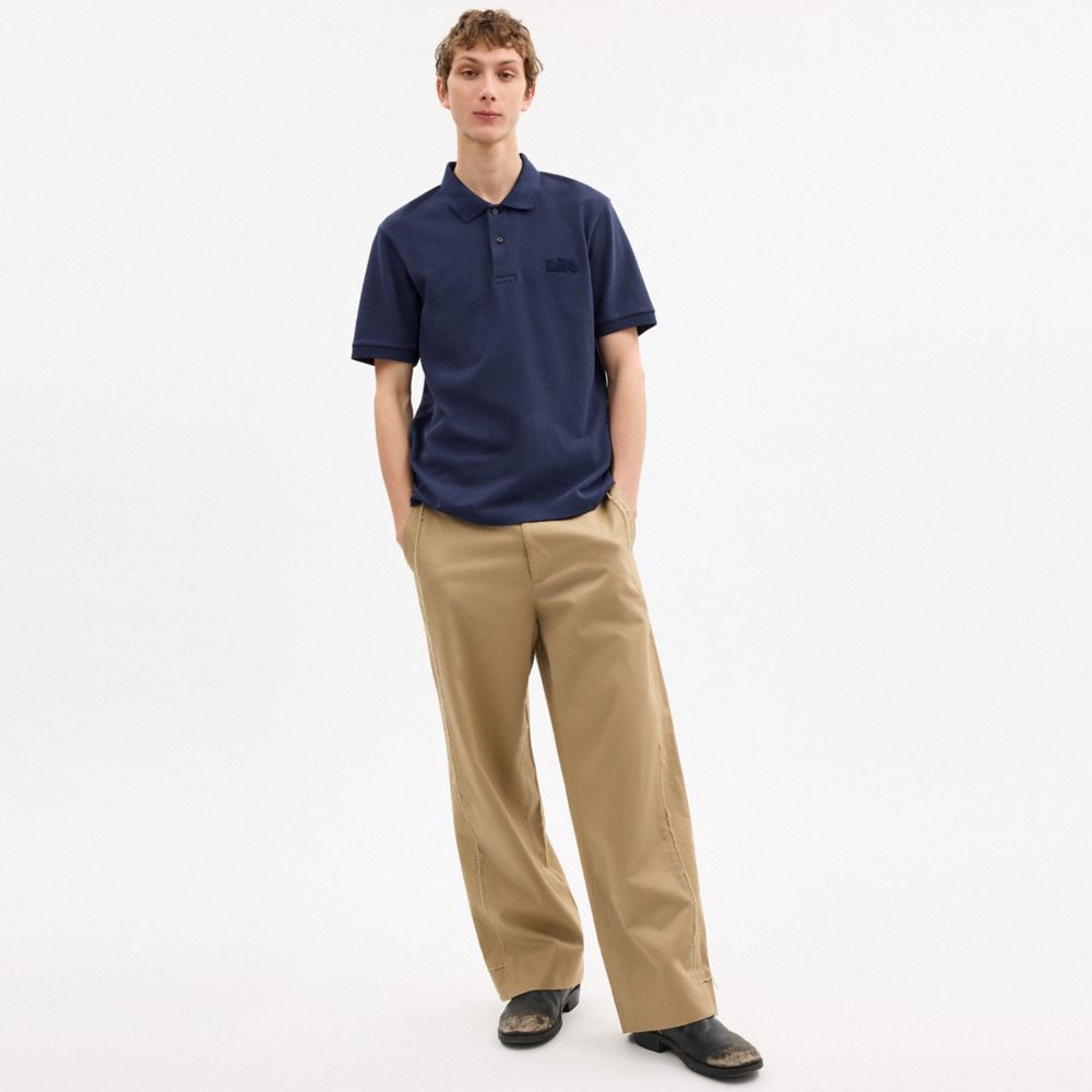 Horse And Carriage Classic Polo In Organic Cotton