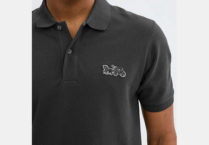 Horse And Carriage Classic Polo In Organic Cotton