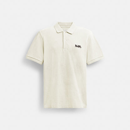 Horse And Carriage Classic Polo In Organic Cotton