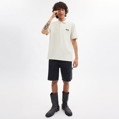 Horse And Carriage Classic Polo In Organic Cotton
