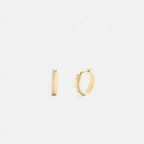 Pavé Hoop Earrings