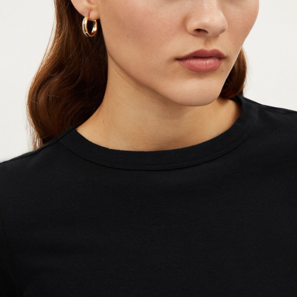 Pavé Hoop Earrings