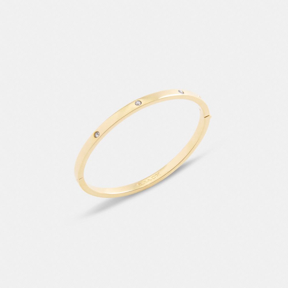 Stone Hinged Bangle