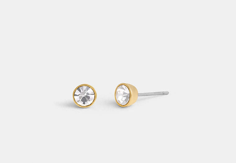 Halo Round Stud Earrings