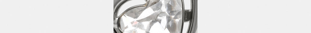 Halo Heart Stud Earrings