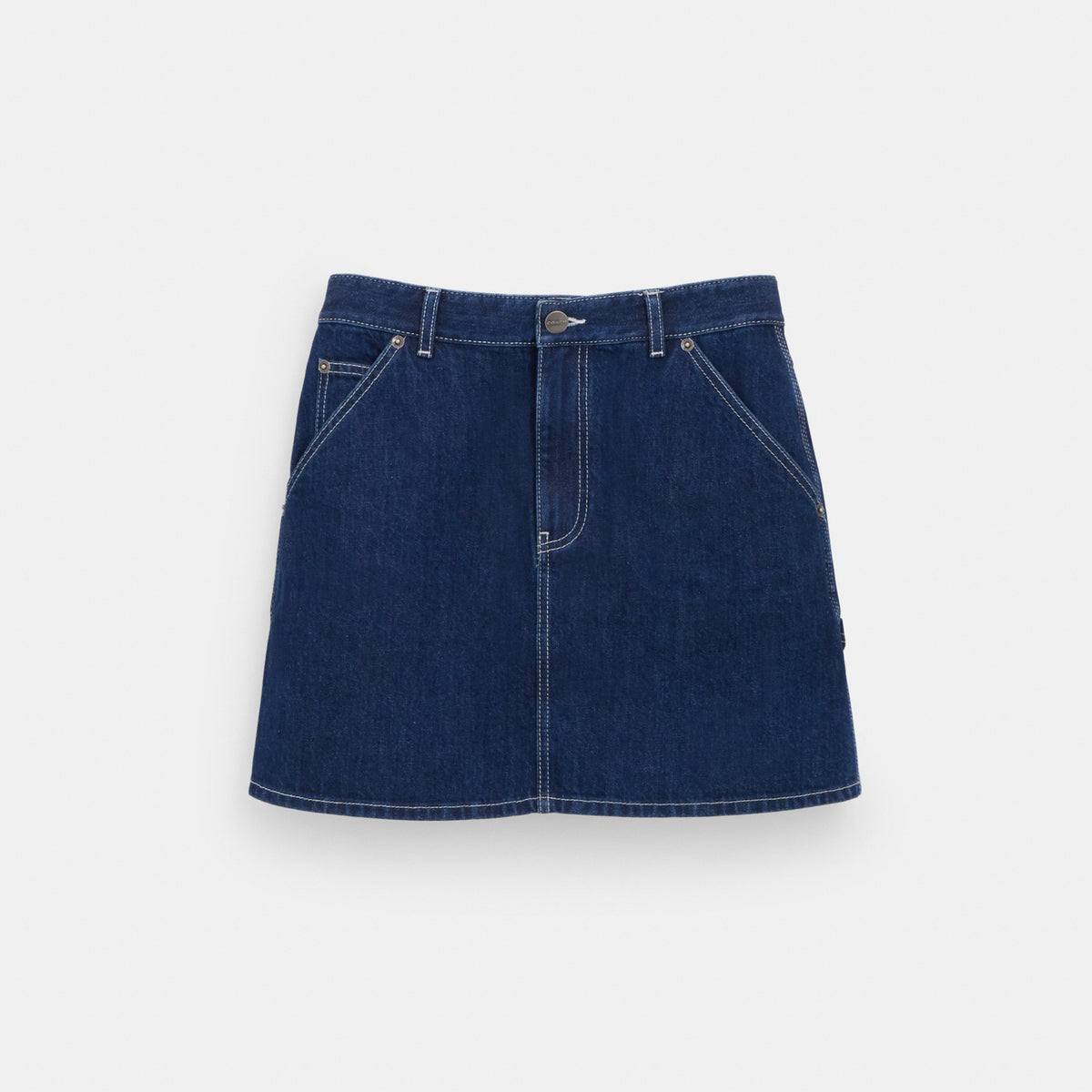 Denim Utility Skirt