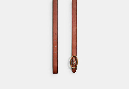 Restored Horse And Carriage Buckle Reversible Belt, 20 Mm