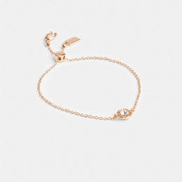 Halo Tea Rose Slider Bracelet