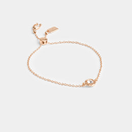 Halo Tea Rose Slider Bracelet
