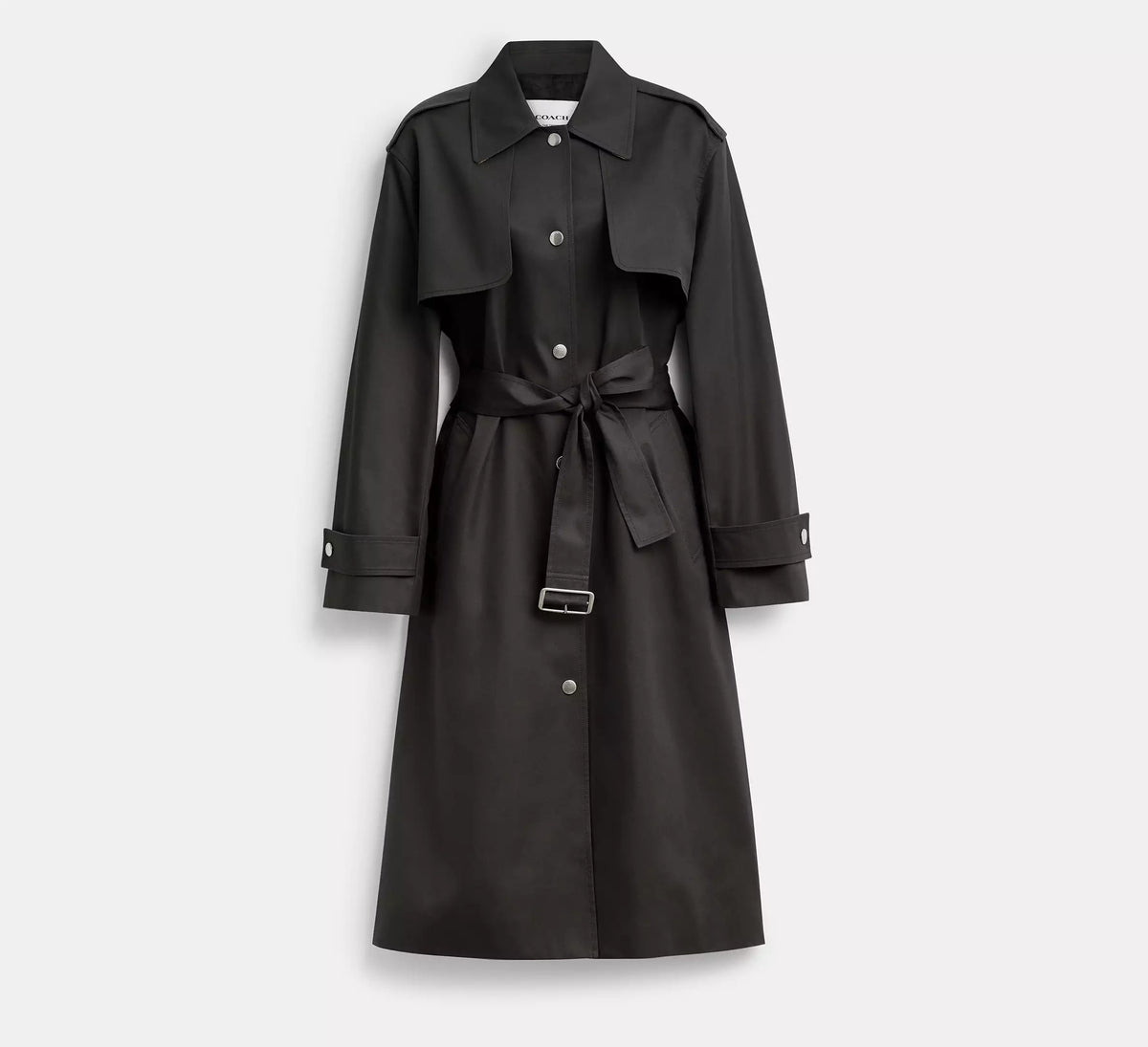 Coach Double Gun Flap Snap Trench - Size: XS Jackets | Shop From The Mirage