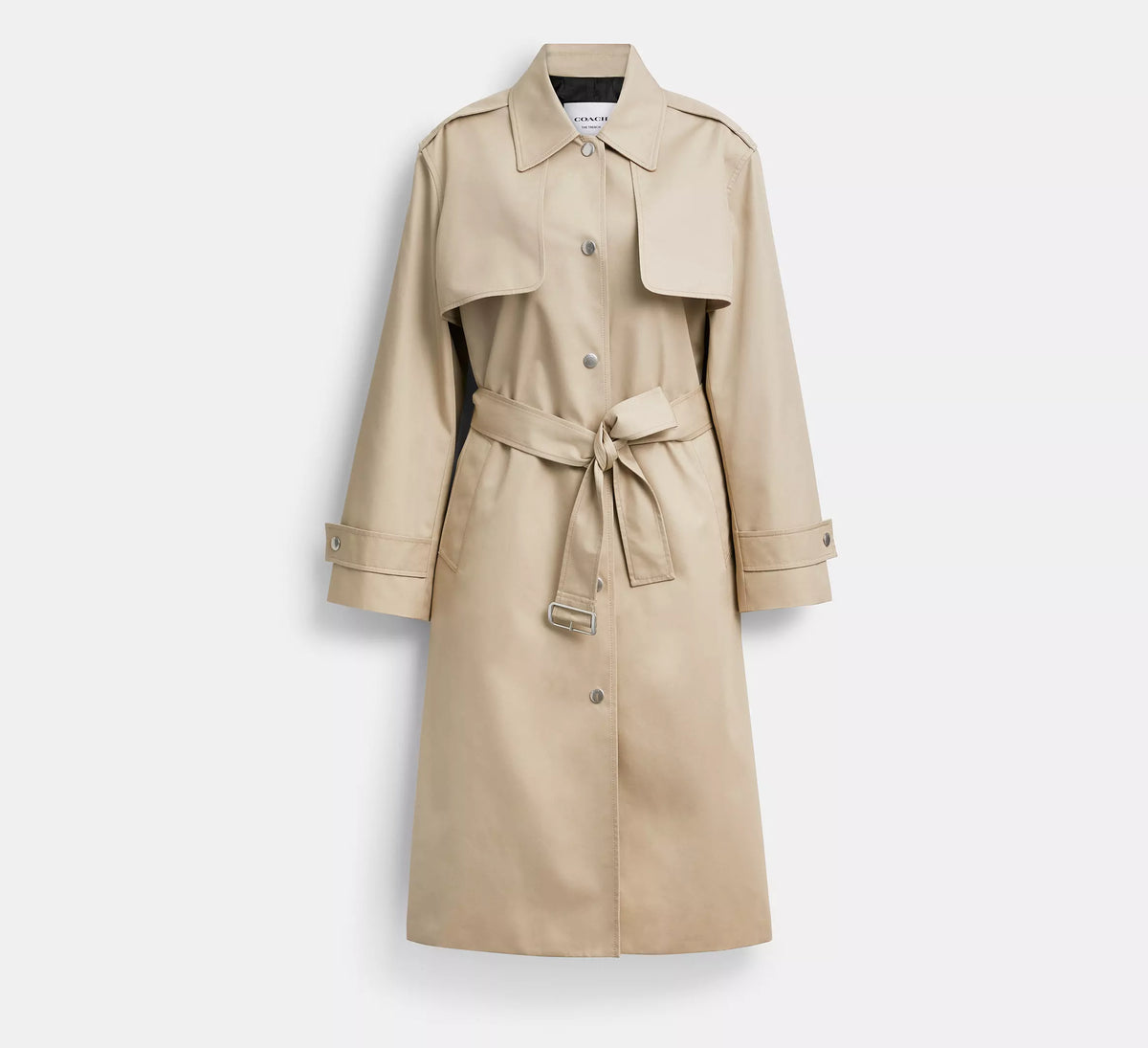 Coach Double Gun Flap Snap Trench - Size: XS Jackets | Shop From The Mirage