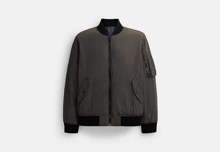 Reversible Bomber Jacket In Recycled Polyester