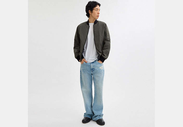 Reversible Bomber Jacket In Recycled Polyester