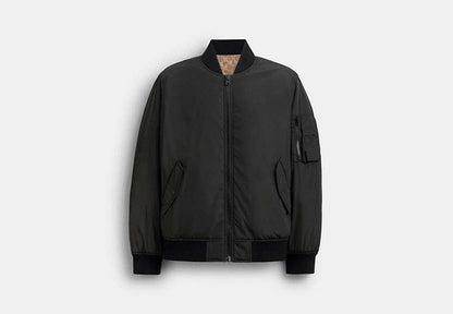 Reversible Bomber Jacket In Recycled Polyester