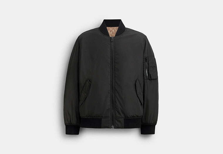 Reversible Bomber Jacket In Recycled Polyester