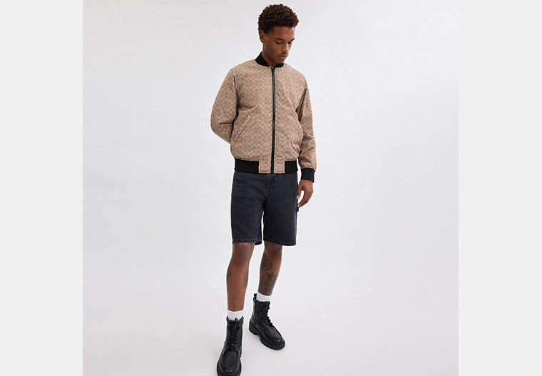 Reversible Bomber Jacket In Recycled Polyester