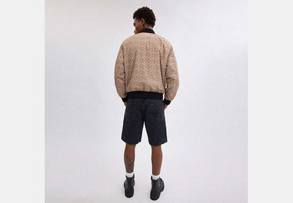 Reversible Bomber Jacket In Recycled Polyester