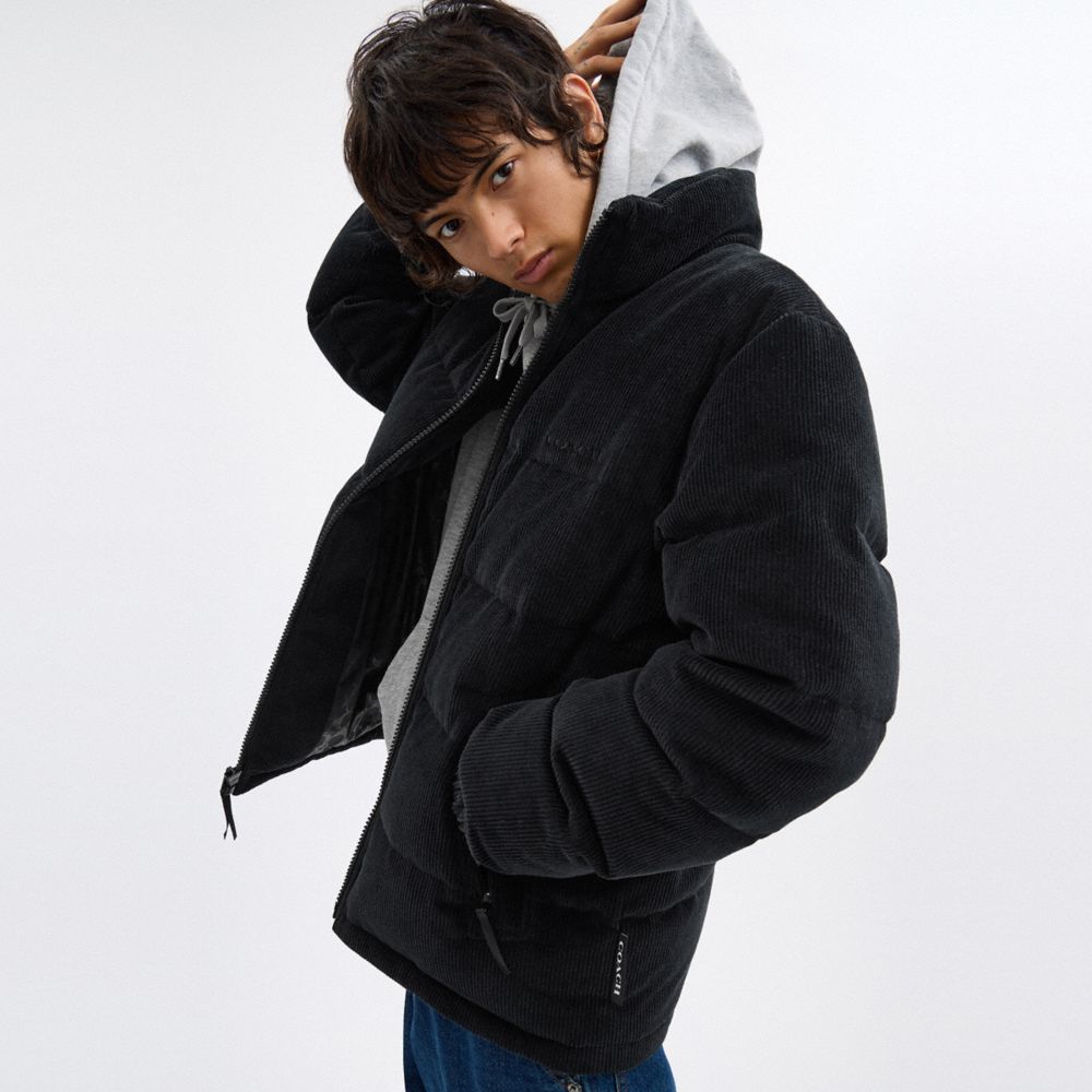 Corduroy Down Jacket