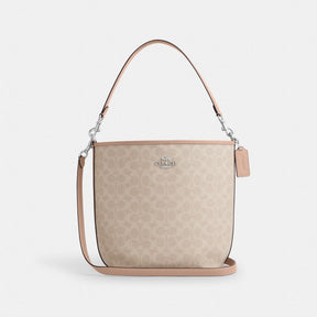 City Large Bucket Bag In Signature Canvas