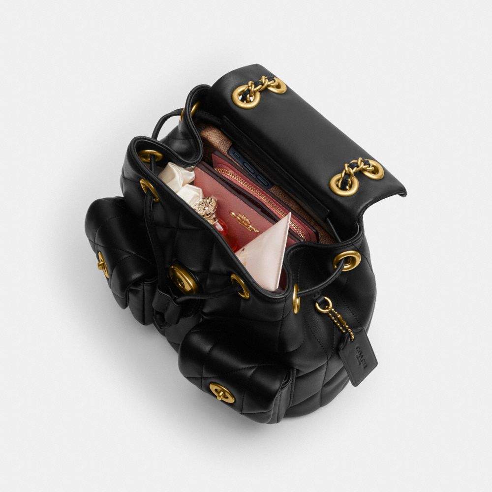 Tabby Backpack With Pillow Quilting