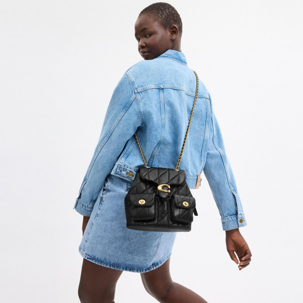 Tabby Backpack With Pillow Quilting