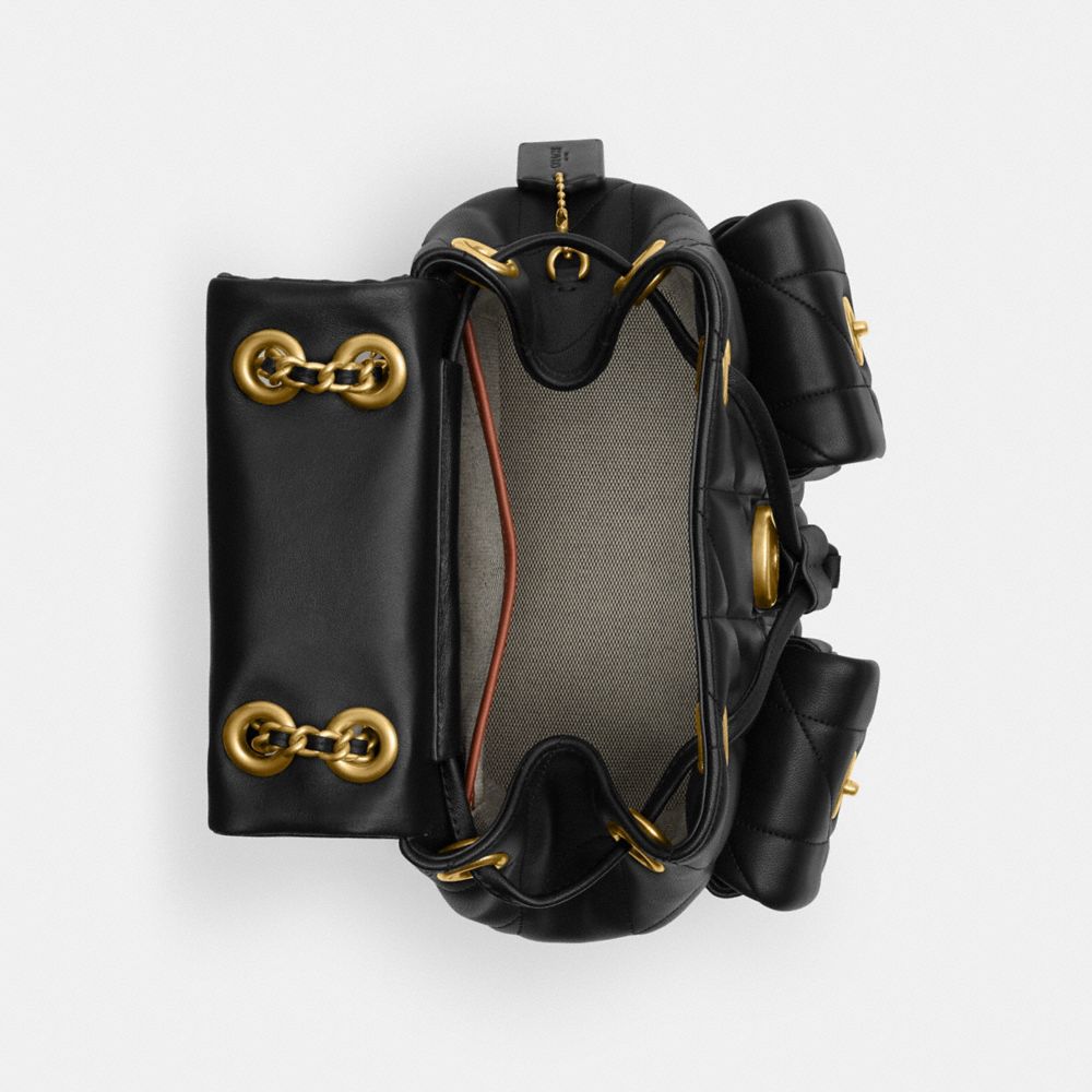 Tabby Backpack With Pillow Quilting